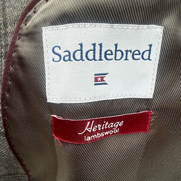 Saddlebred Wool Plaid Blazer - Picture 3 of 11